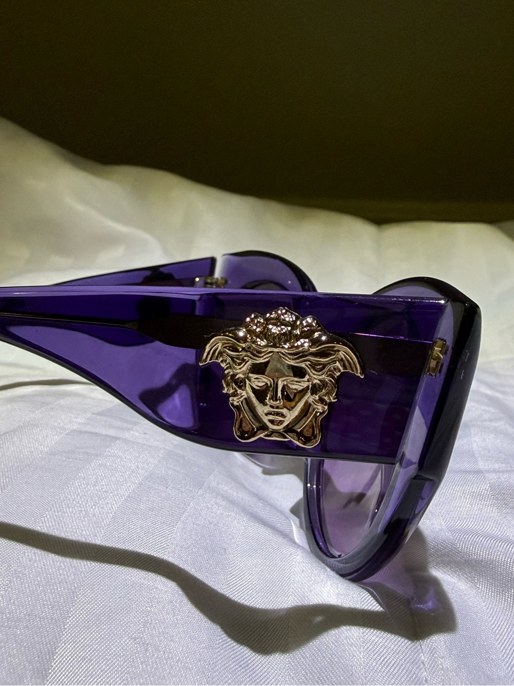 Versace VE 4297 Purple Medusa Cat Eye Sunglasses - Picture 10 of 10